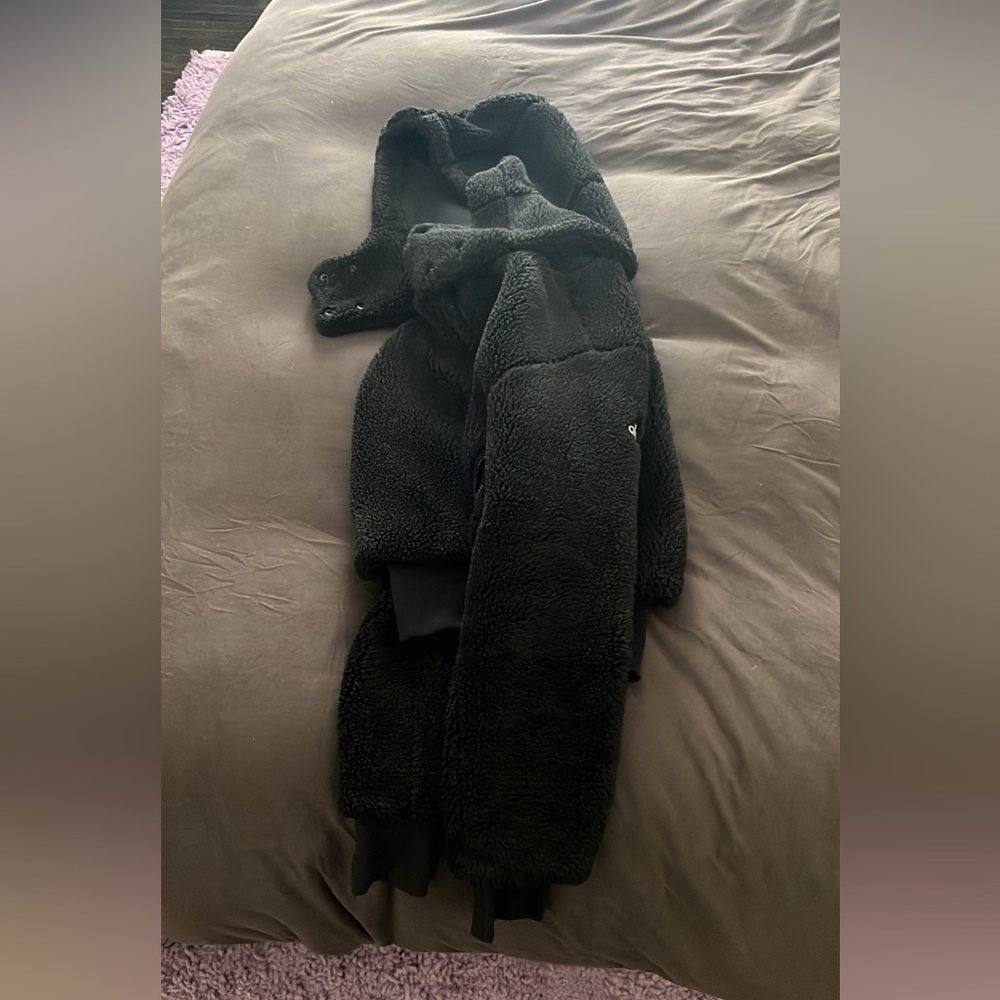 ALO Yoga Foxy Sherpa Jacket Black Size Small